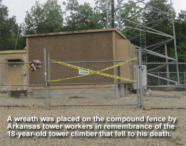 Tower Climber Death Arkansas